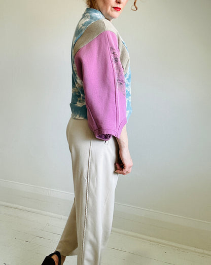 Upcycled Vintage Reworked Sweatshirt M/L #SWML1