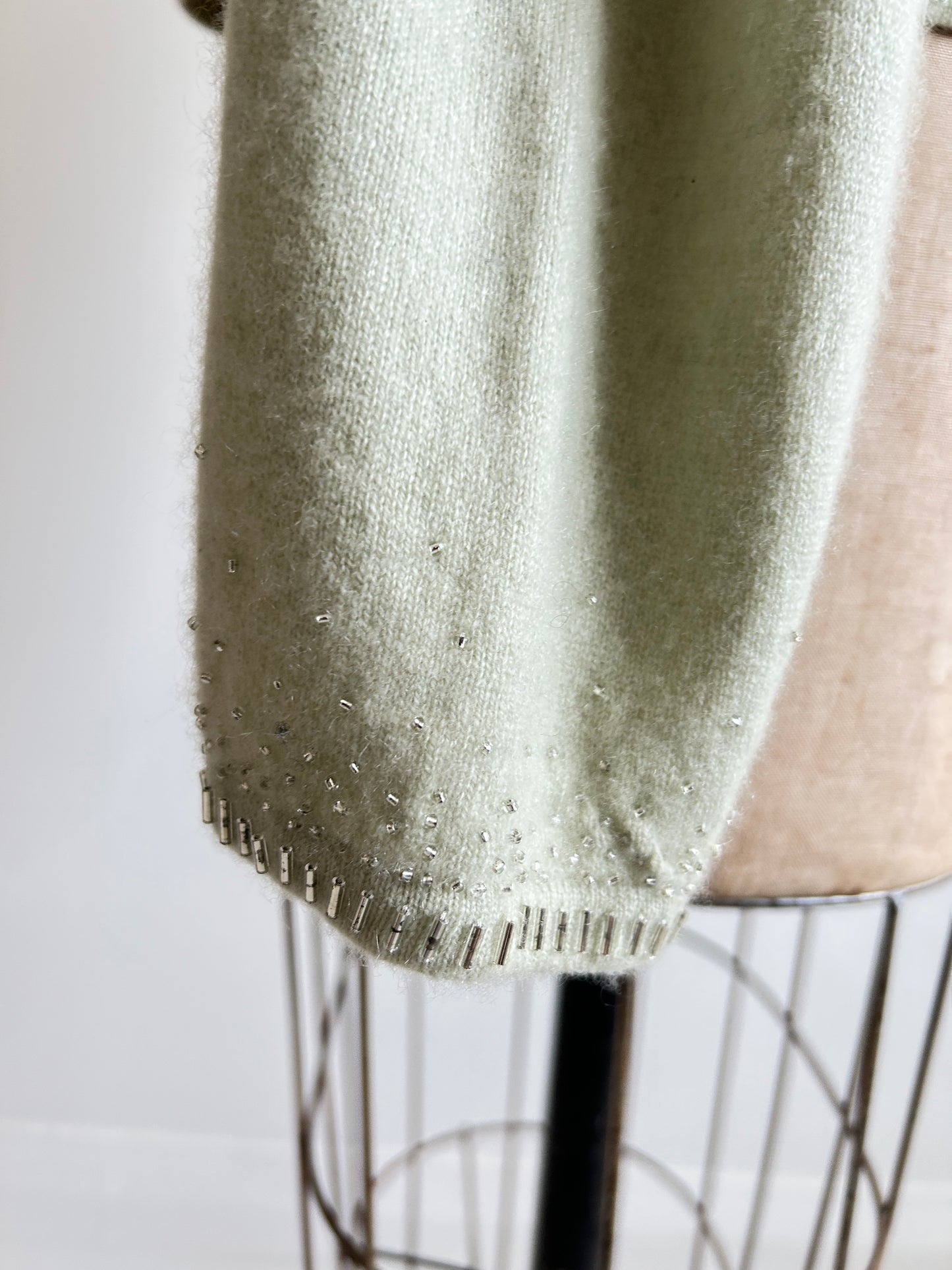 Abstract Art Patched Upcycled Cashmere Sweater L/XL #CASLXL23