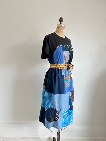 Vintage & Upcycled Tshirt Dress Size S/M #TDRESS9
