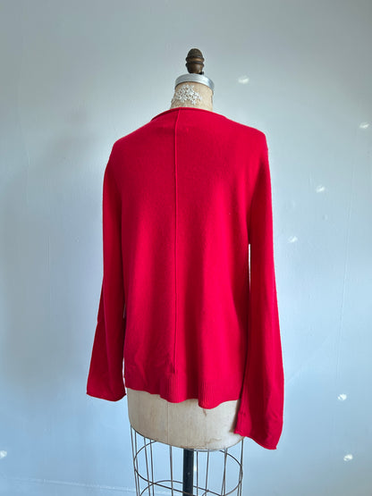 Abstract Art Patched Upcycled Cashmere Sweater XL/2X #CASX2X12