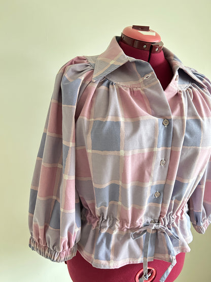 Jorgen Blouse - One of a Kind Upcycled Buttondown Size L/XL #JOR7