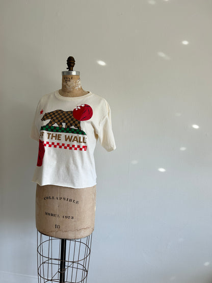 Reworked Preloved Vans Tshirt - Circle Series Size S/M #TSHIRT1
