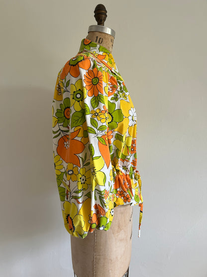 Jorgen Blouse - One of a Kind Upcycled Buttondown Size S/M #JORSM9