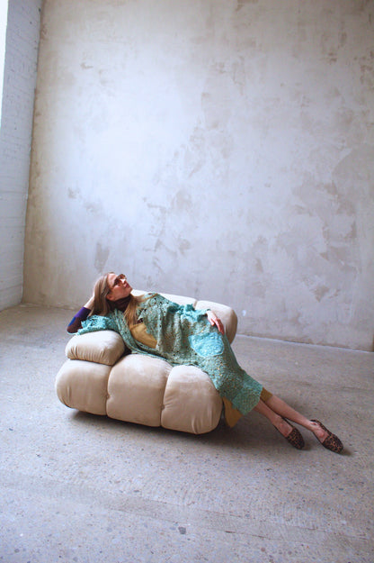 Vivianne Duster Vintage Crochet Size XL/2X #VIVCR5