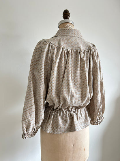 Jorgen Blouse - One of a Kind Upcycled Buttondown Size L/XL #JOR5