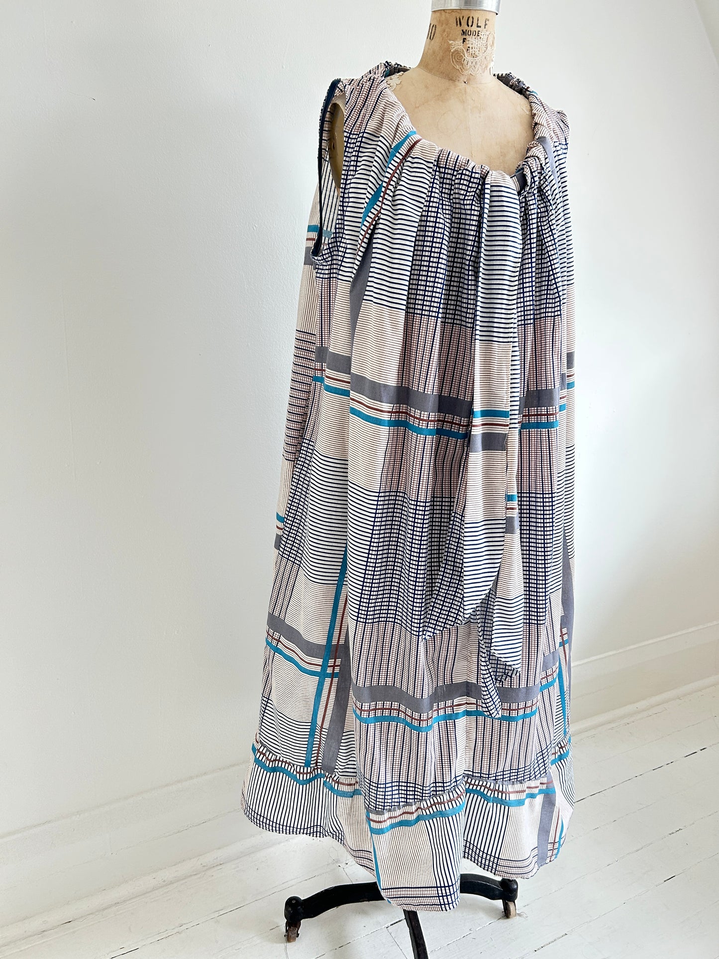 Marlowe Maxi Dress with Upcycled Cotton Blend O/S # MAR3