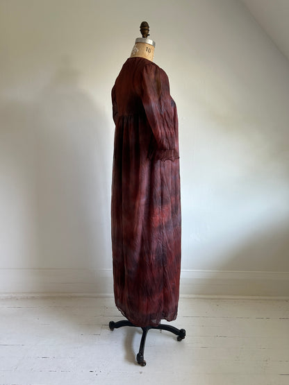 Vintage Hand Dyed Romantic 2 Piece Set Size S #VIN15