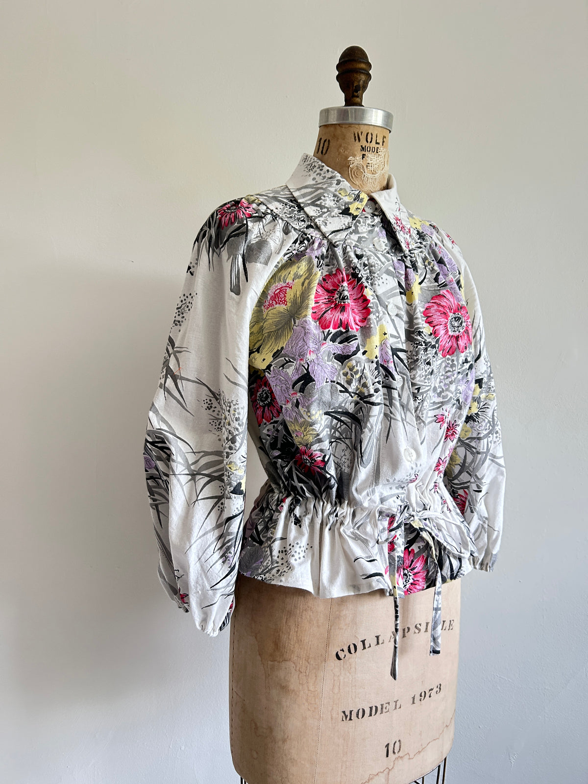 Jorgen Blouse - One of a Kind Upcycled Buttondown Size S/M #JORSM4