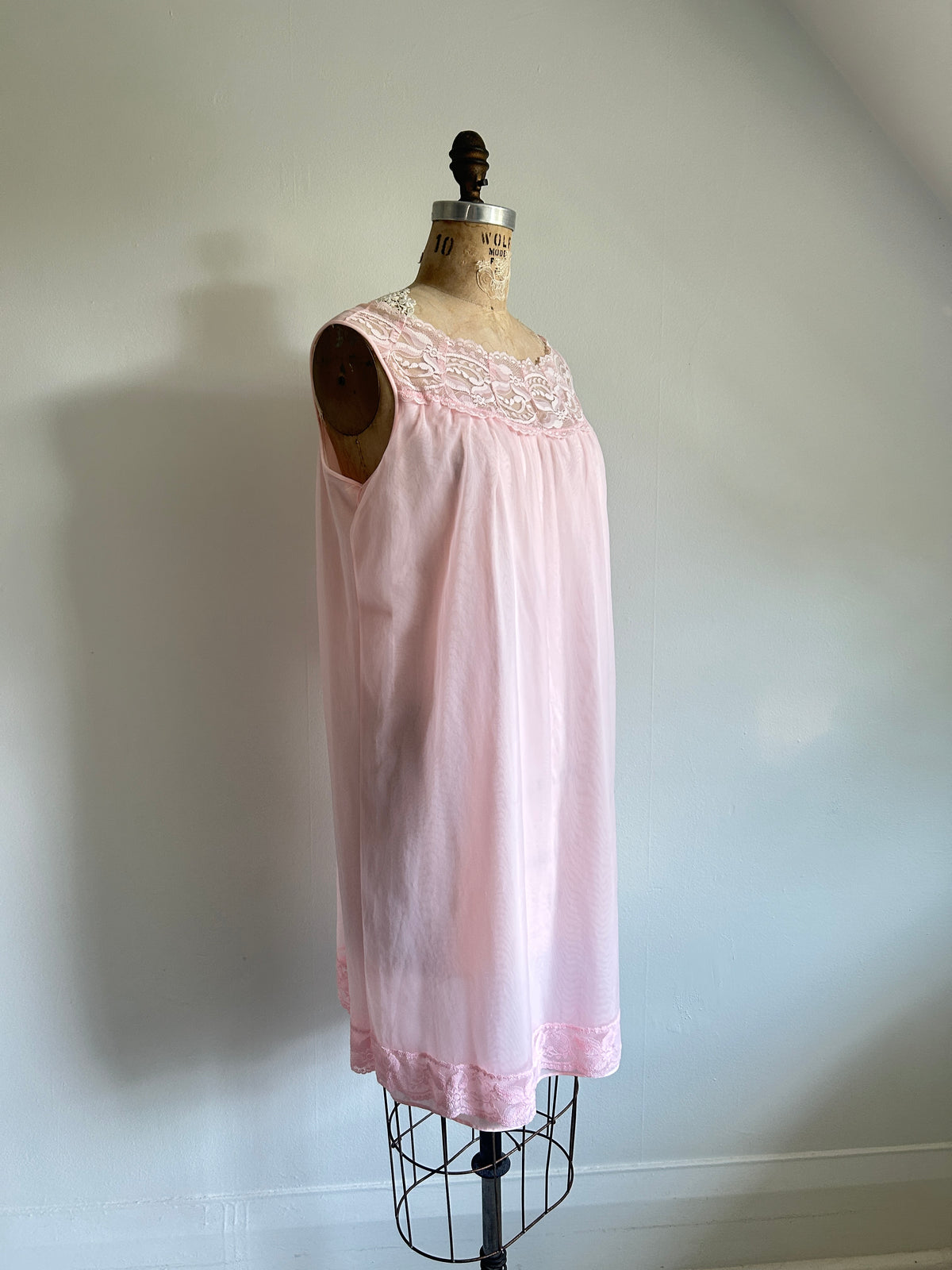 Vintage Baby Doll in Powder Pink Size L #VIN