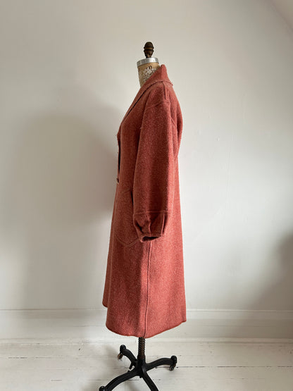 Vivianne Duster with Upcycled Vintage Kenwood Wool Blanket Size S/M #CVDWSM59