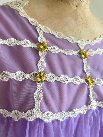 Vintage Baby Doll in Amethyst Size M/L #VIN4