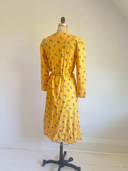 Vintage 80s Wrap Dress Size XS/S #VIN23