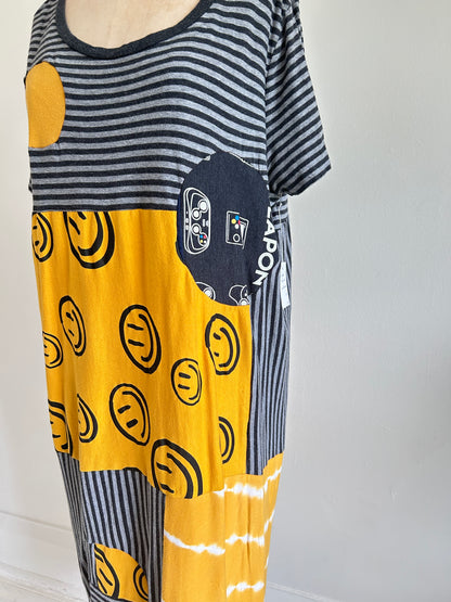 Vintage & Upcycled Tshirt Dress Size XL/2X #TDRESS6