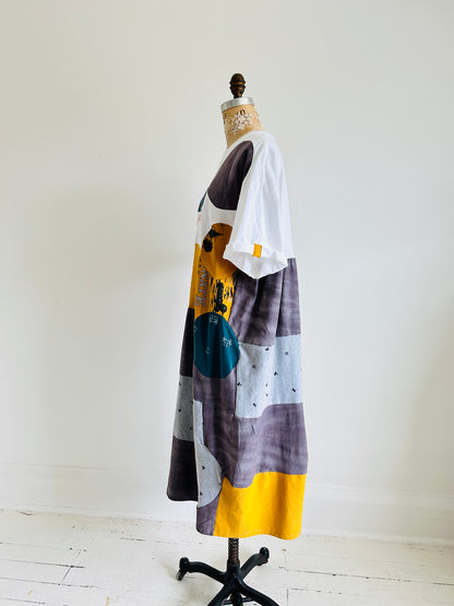 Vintage & Upcycled Tshirt Dress Size XL/2X #TDRESS1