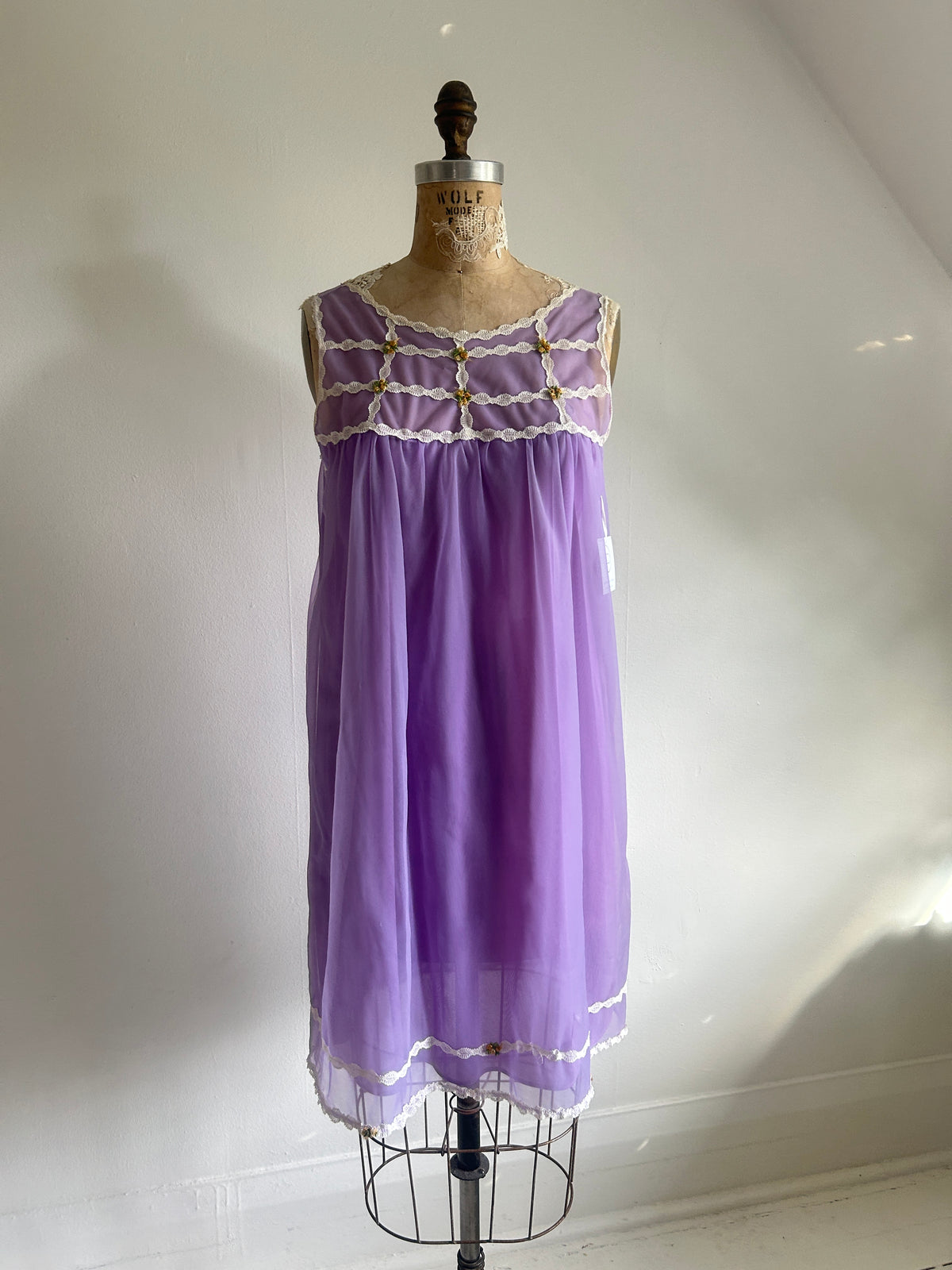 Vintage Baby Doll in Amethyst Size M/L #VIN4