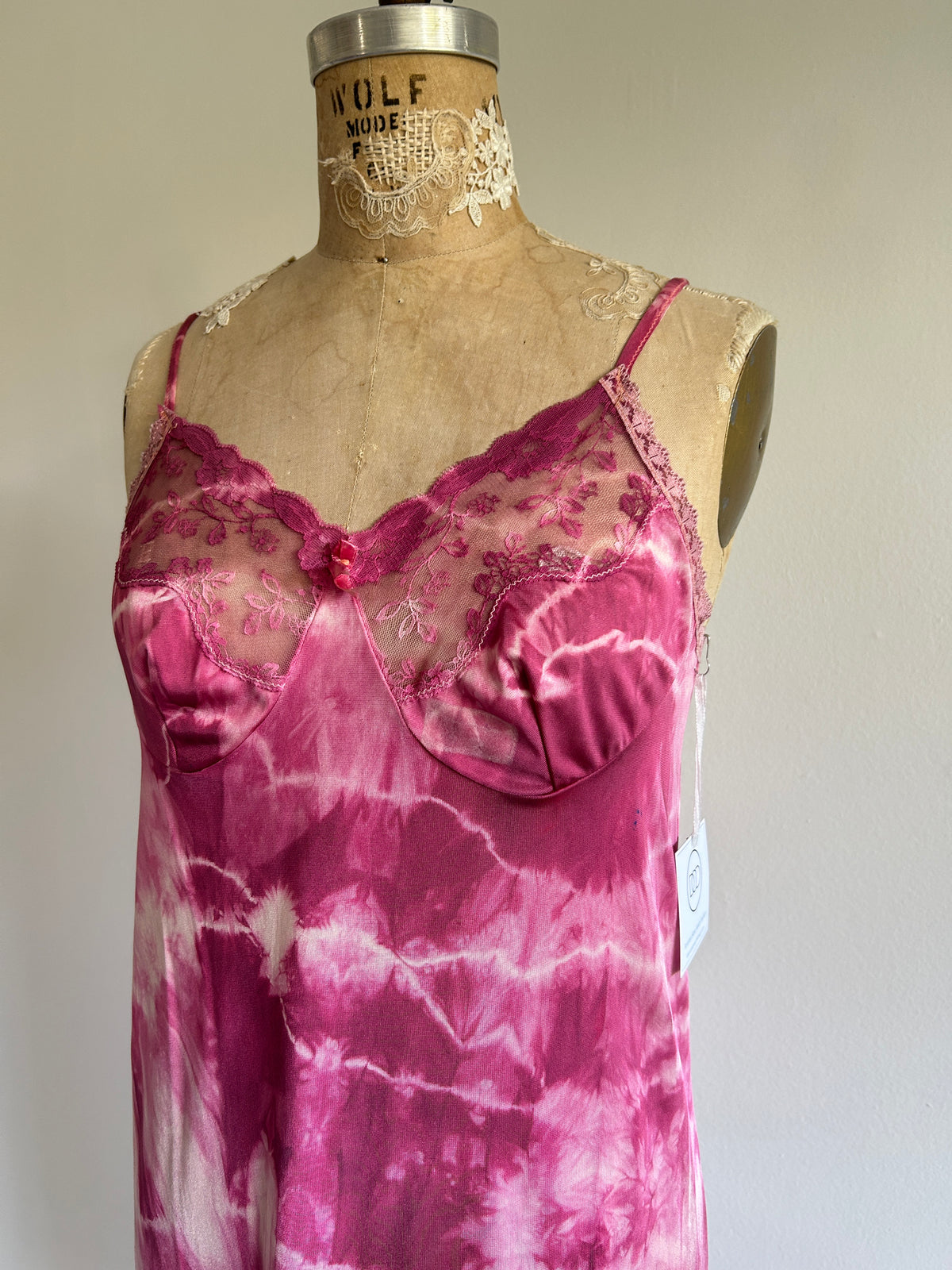 Hand Dyed Vintage Slip Dress Size S/M #VIN22