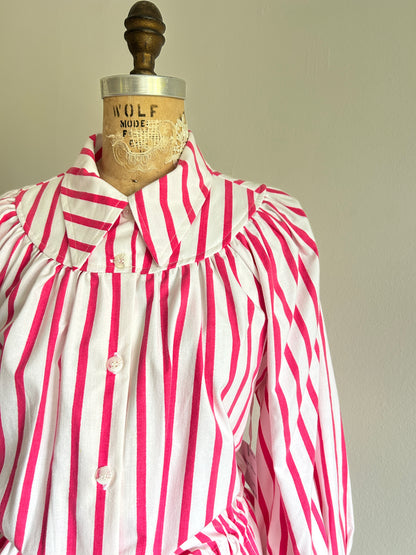 Jorgen Blouse - One of a Kind Upcycled Buttondown Size L/XL #JORLXL19