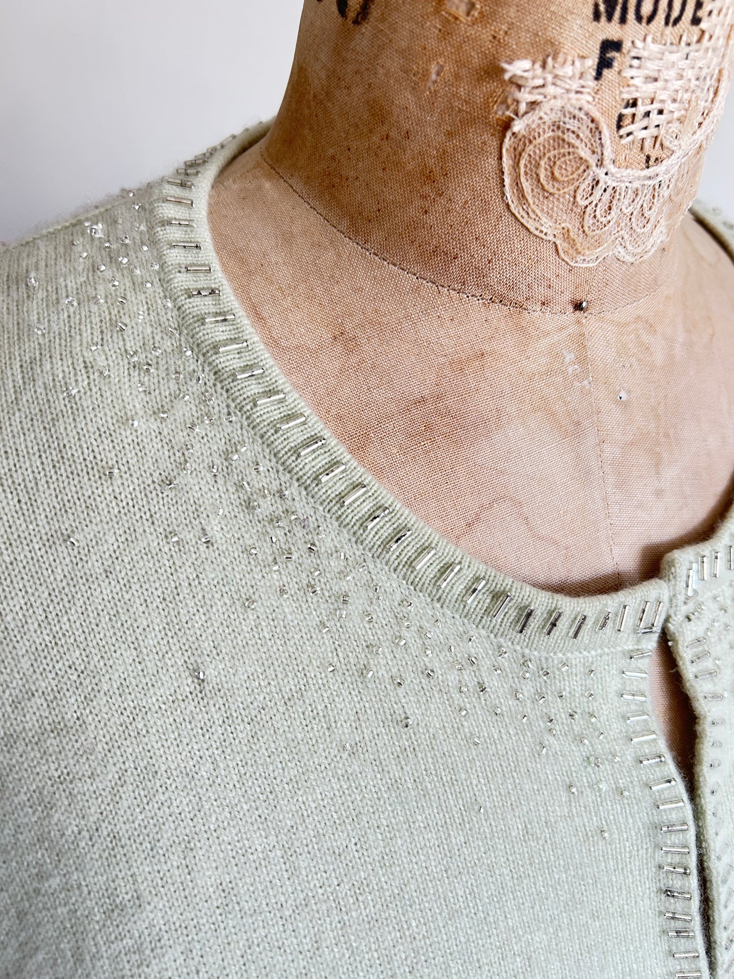 Abstract Art Patched Upcycled Cashmere Sweater L/XL #CASLXL23