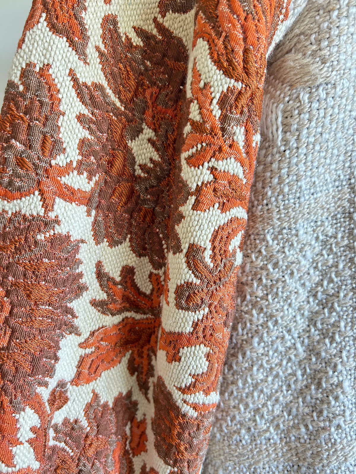 Vivianne Jacket with Upcycled Vintage Coverlet & Throw Blanket 2X/3X #CVJT23X1