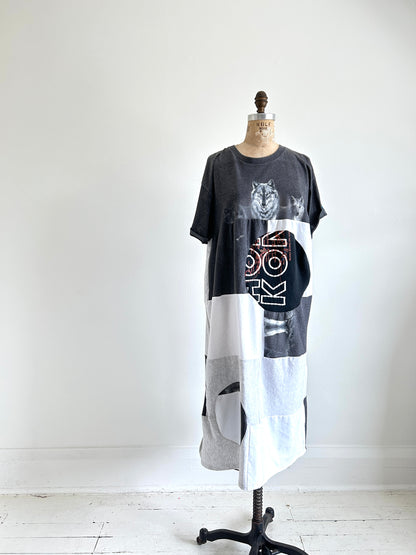 Vintage & Upcycled Tshirt Dress Size L/XL #TDRESS3