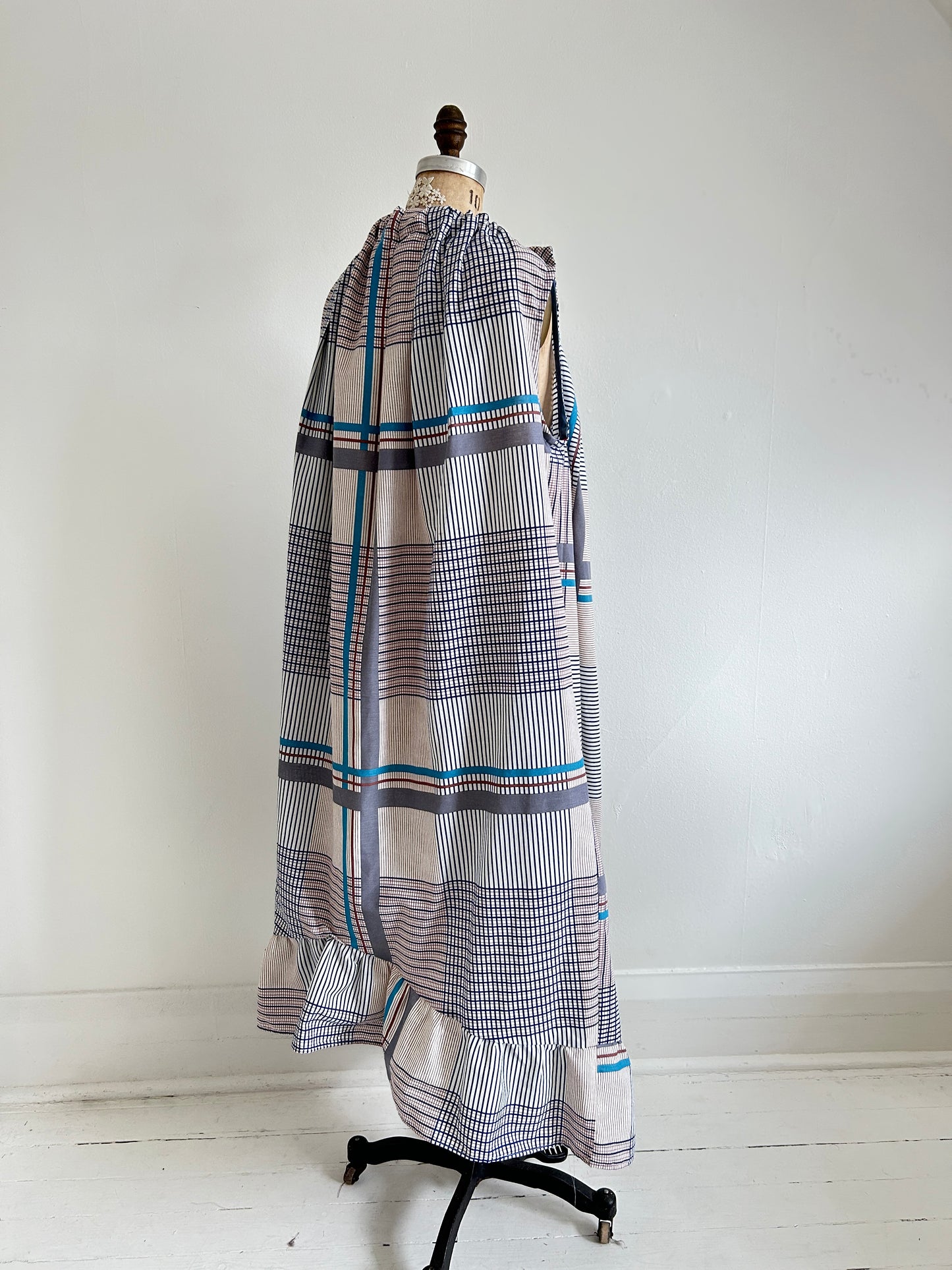 Marlowe Maxi Dress with Upcycled Cotton Blend O/S # MAR3