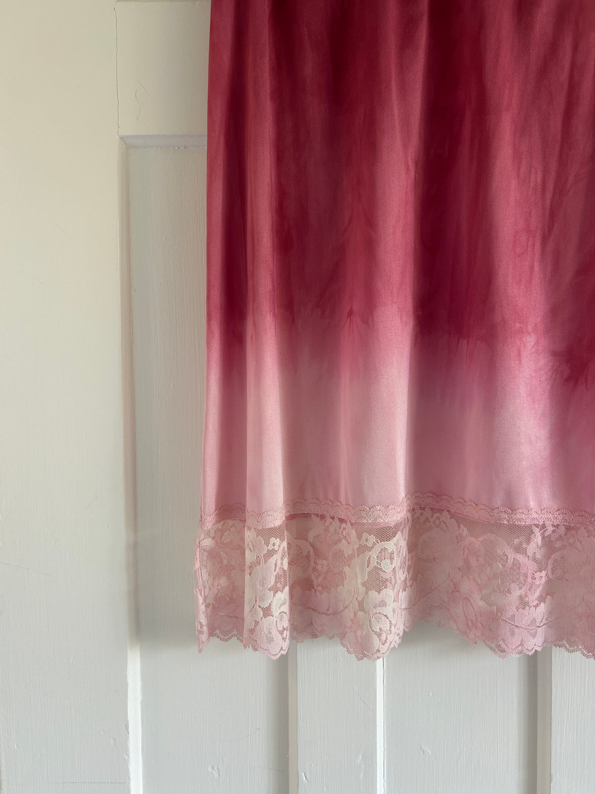 Hand Dyed Vintage Slip Skirt Size XS/S #VIN20