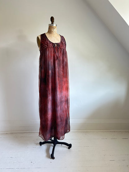Vintage Hand Dyed Romantic 2 Piece Set Size S #VIN15
