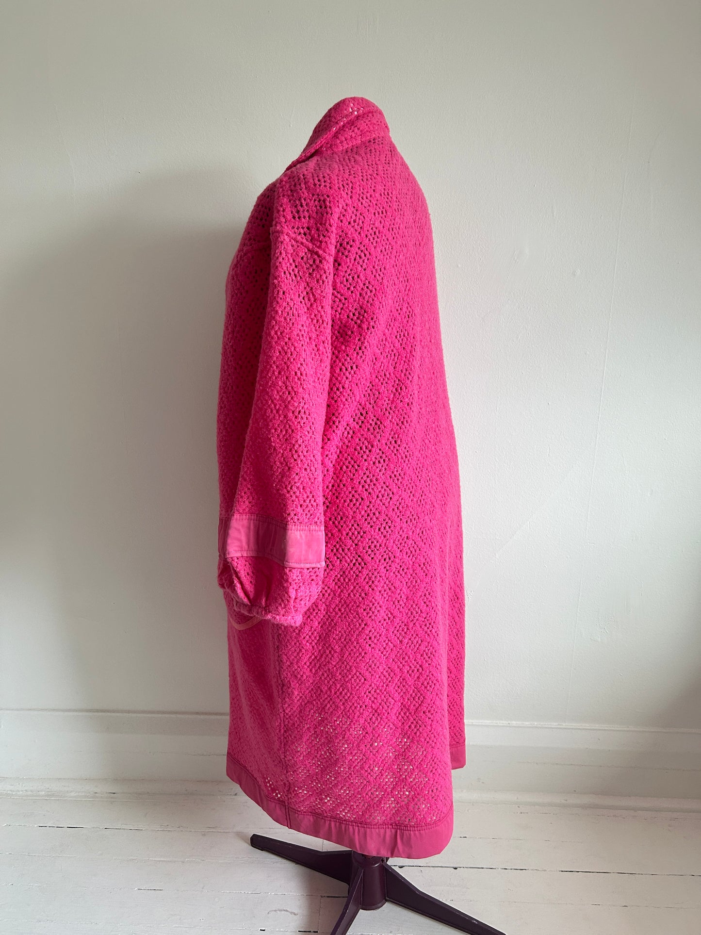 Trench with Vintage Wool Blanket Size 2X/3X #CTDW23X6