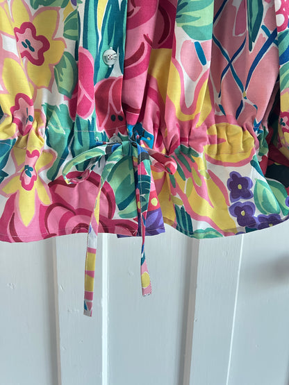 Jorgen Blouse - One of a Kind Upcycled Buttondown Size S/M & 2X/3X #JOR16