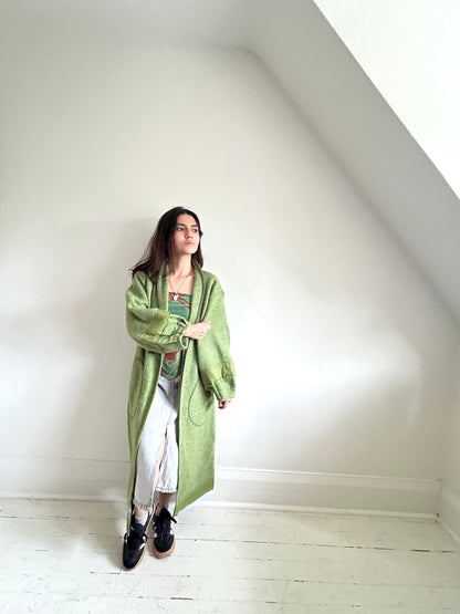 Vivianne Duster with Upcycled Vintage Wool Size S/M #VIVW7