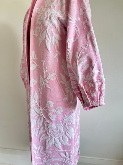 Vivianne Duster with Upcycled Throw Blanket Size S/M & XL/2X #CVDT1