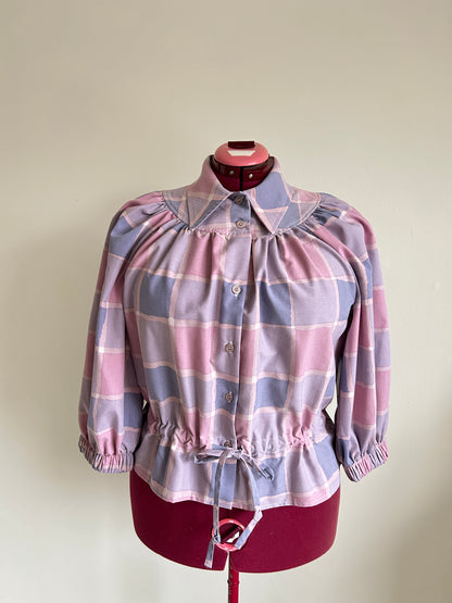 Jorgen Blouse - One of a Kind Upcycled Buttondown Size L/XL #JOR7