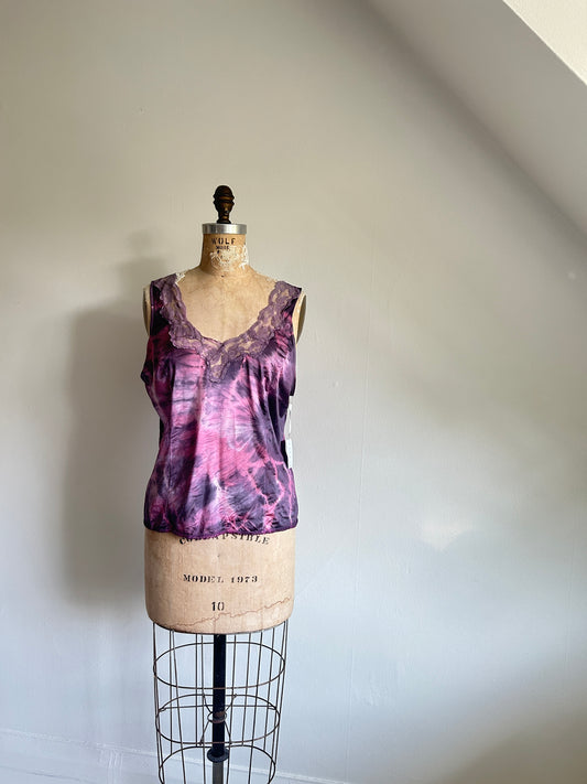 Hand Dyed Vintage Cami Size M/L #VIN12