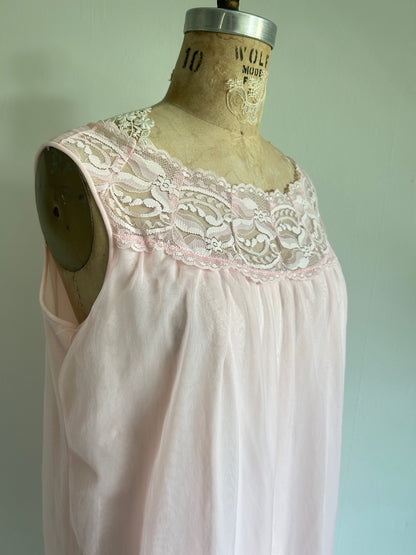 Vintage Baby Doll in Powder Pink Size L #VIN