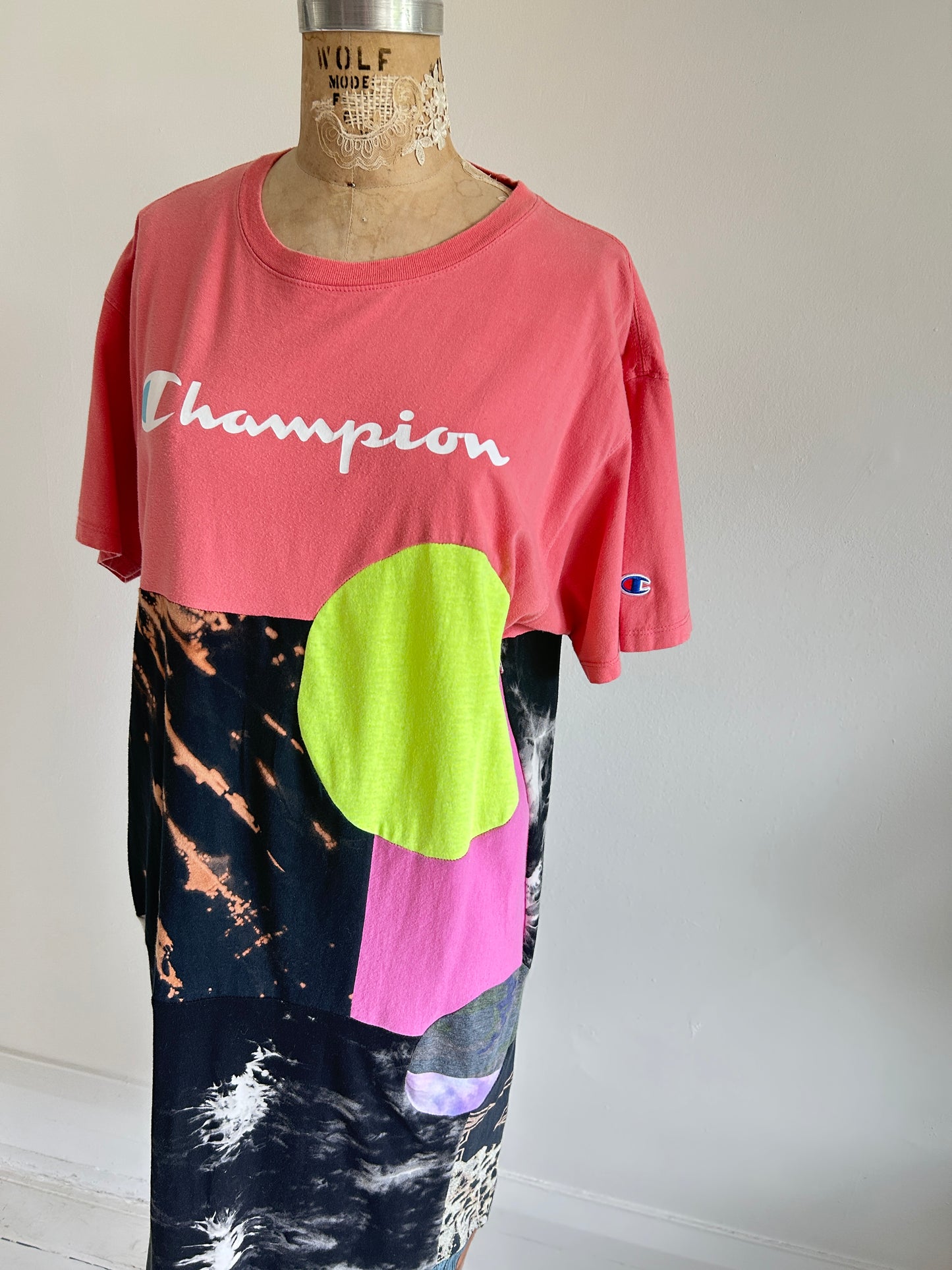 Vintage & Upcycled Tshirt Dress Size L/XL #TDRESS8