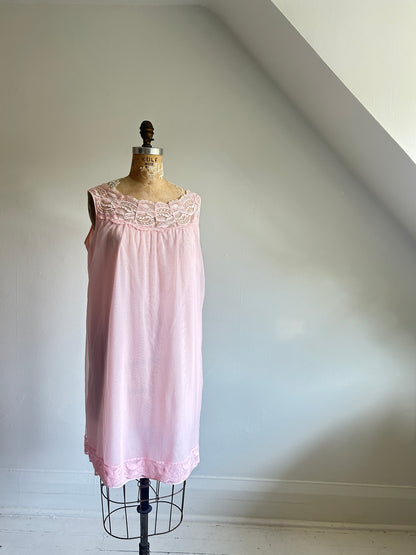 Vintage Baby Doll in Powder Pink Size L #VIN