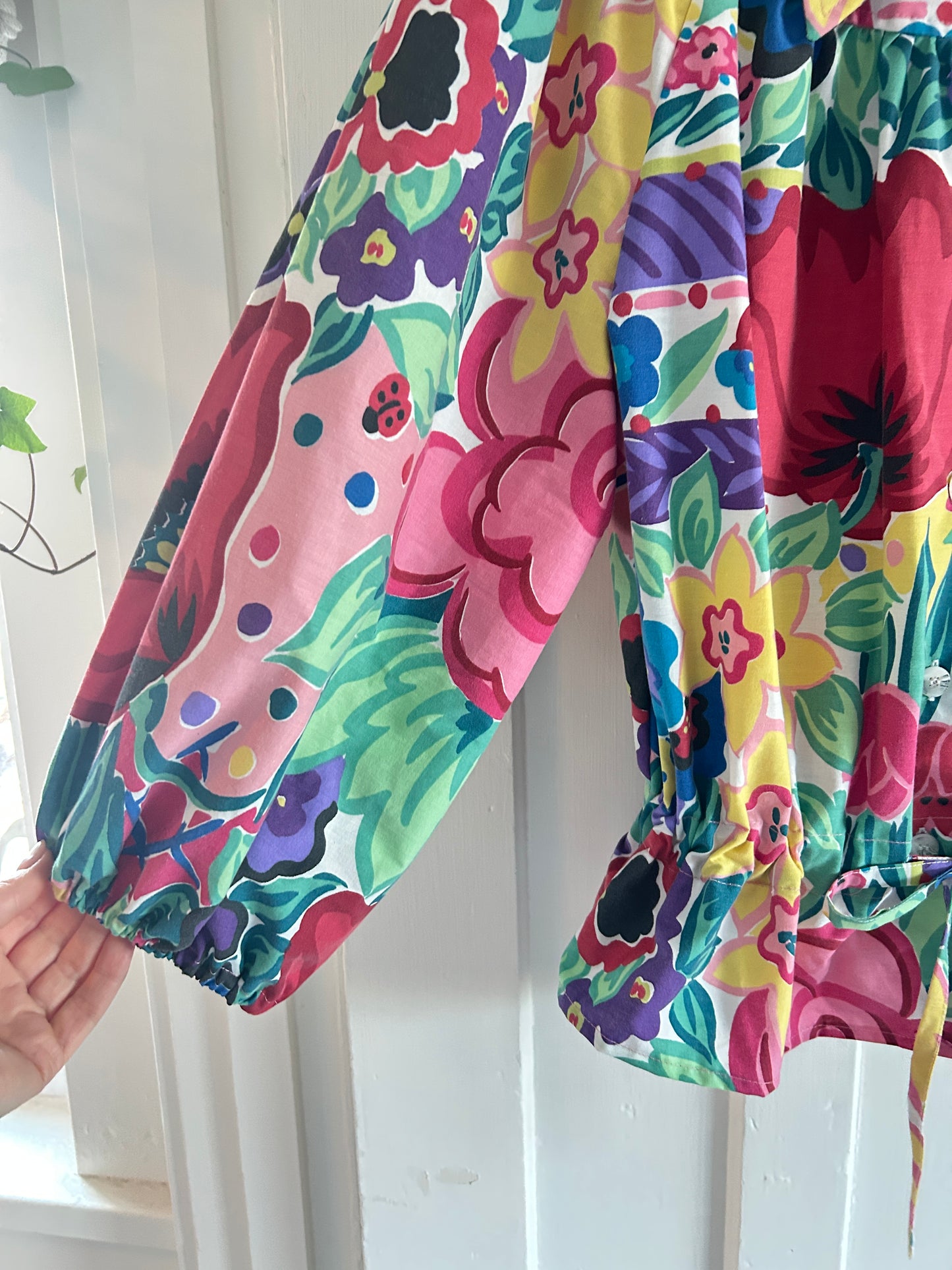 Jorgen Blouse - One of a Kind Upcycled Buttondown Size S/M & 2X/3X #JOR16