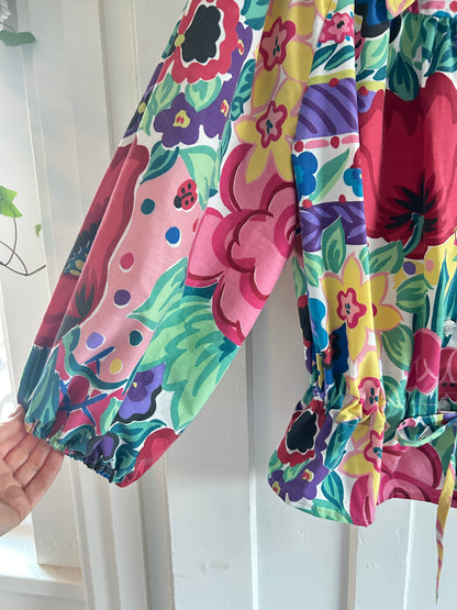 Jorgen Blouse - One of a Kind Upcycled Buttondown Size S/M & 2X/3X #JOR16