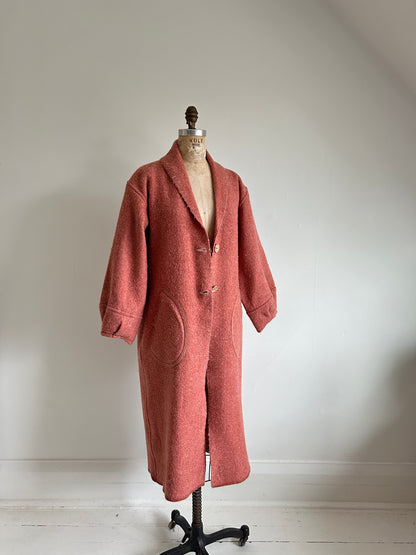 Vivianne Duster with Upcycled Vintage Kenwood Wool Blanket Size S/M #CVDWSM59