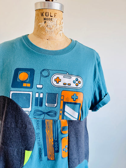 Vintage & Upcycled Tshirt Dress Size S/M #TDRESS5