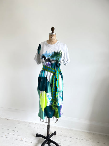 Vintage & Upcycled Tshirt Dress Size M/L #TDRESS2