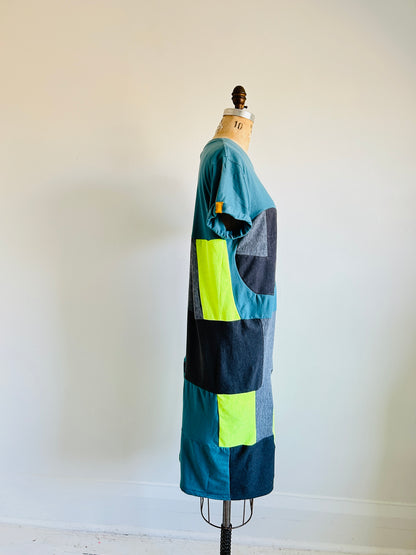 Vintage & Upcycled Tshirt Dress Size S/M #TDRESS5
