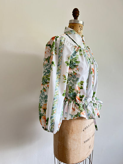 Jorgen Blouse - One of a Kind Upcycled Buttondown Size S/M #JORSM2