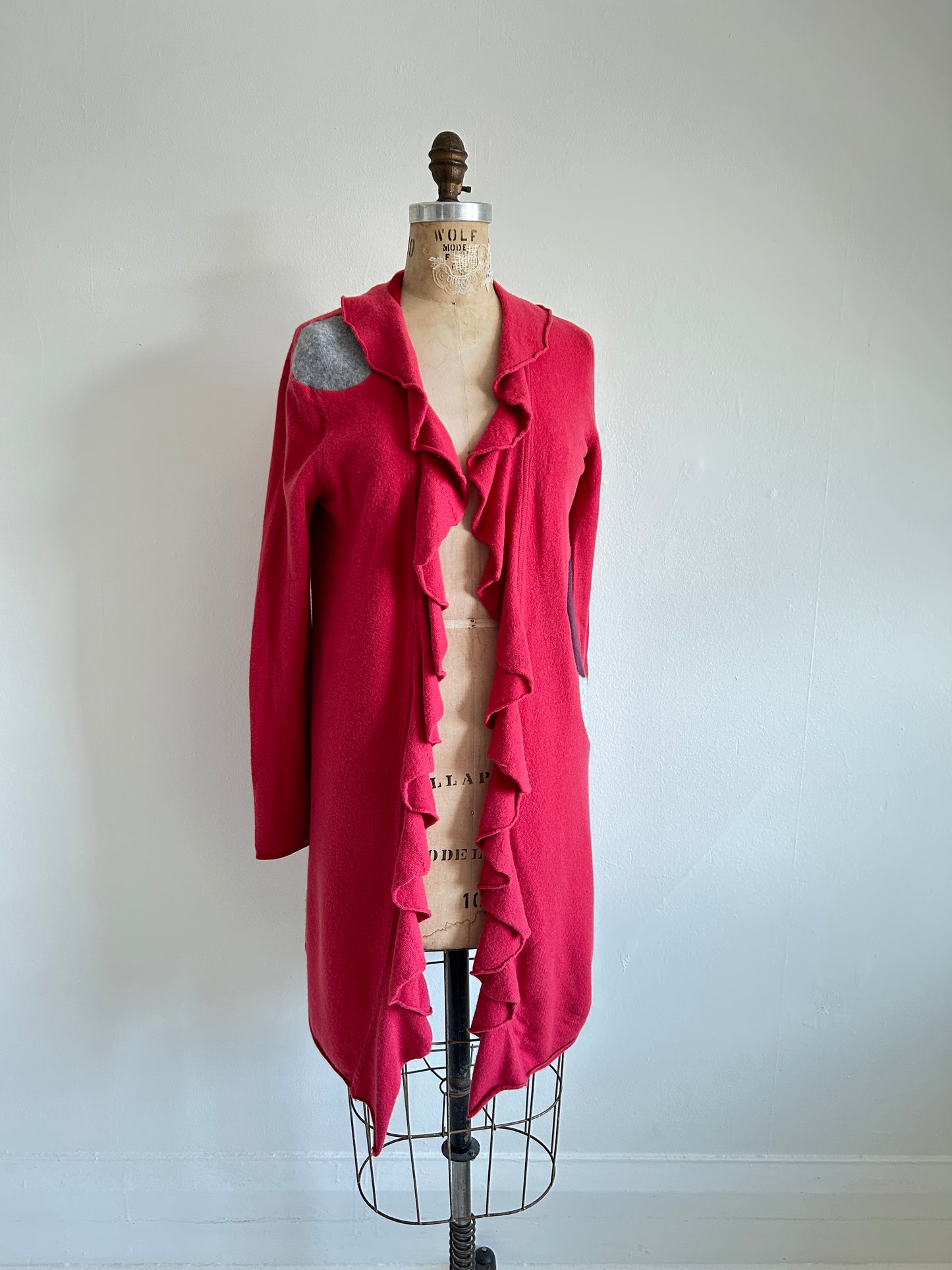 Abstract Art Patched Upcycled Cashmere Size S/M #CASSM17