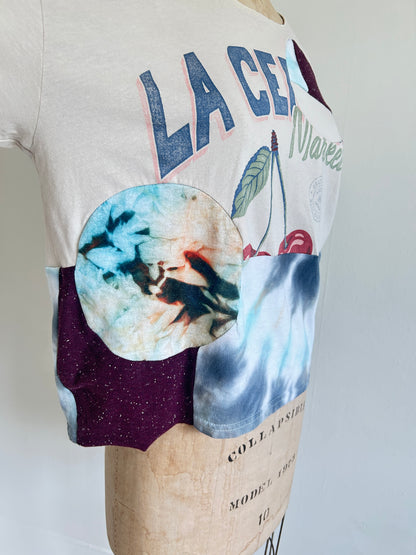 Reworked Preloved Tshirt - Circle Series Size M/L #TSHIRT14