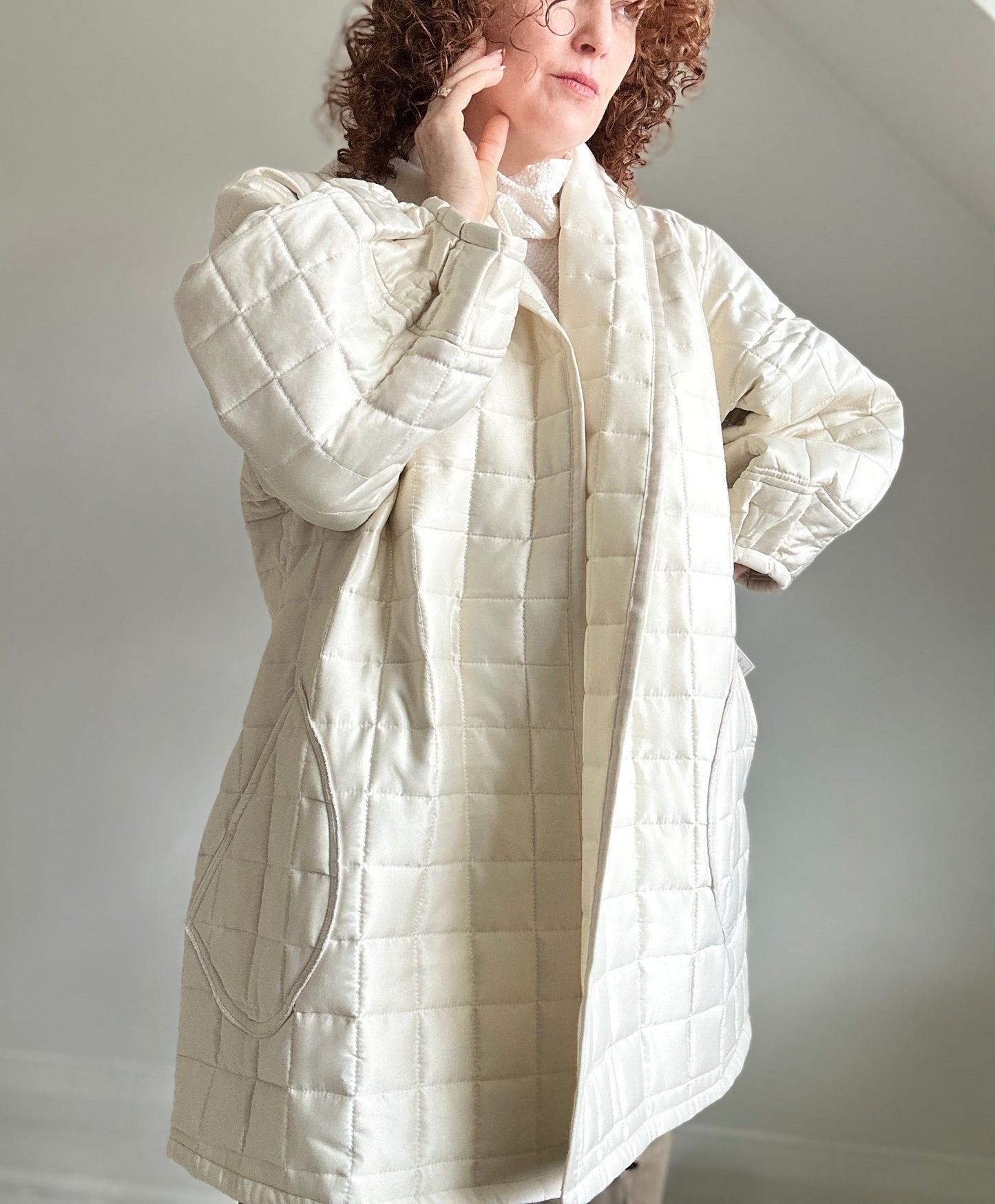 Vivianne Jacket Upcycled Quilt Size XL/2X #CVJQX2X100