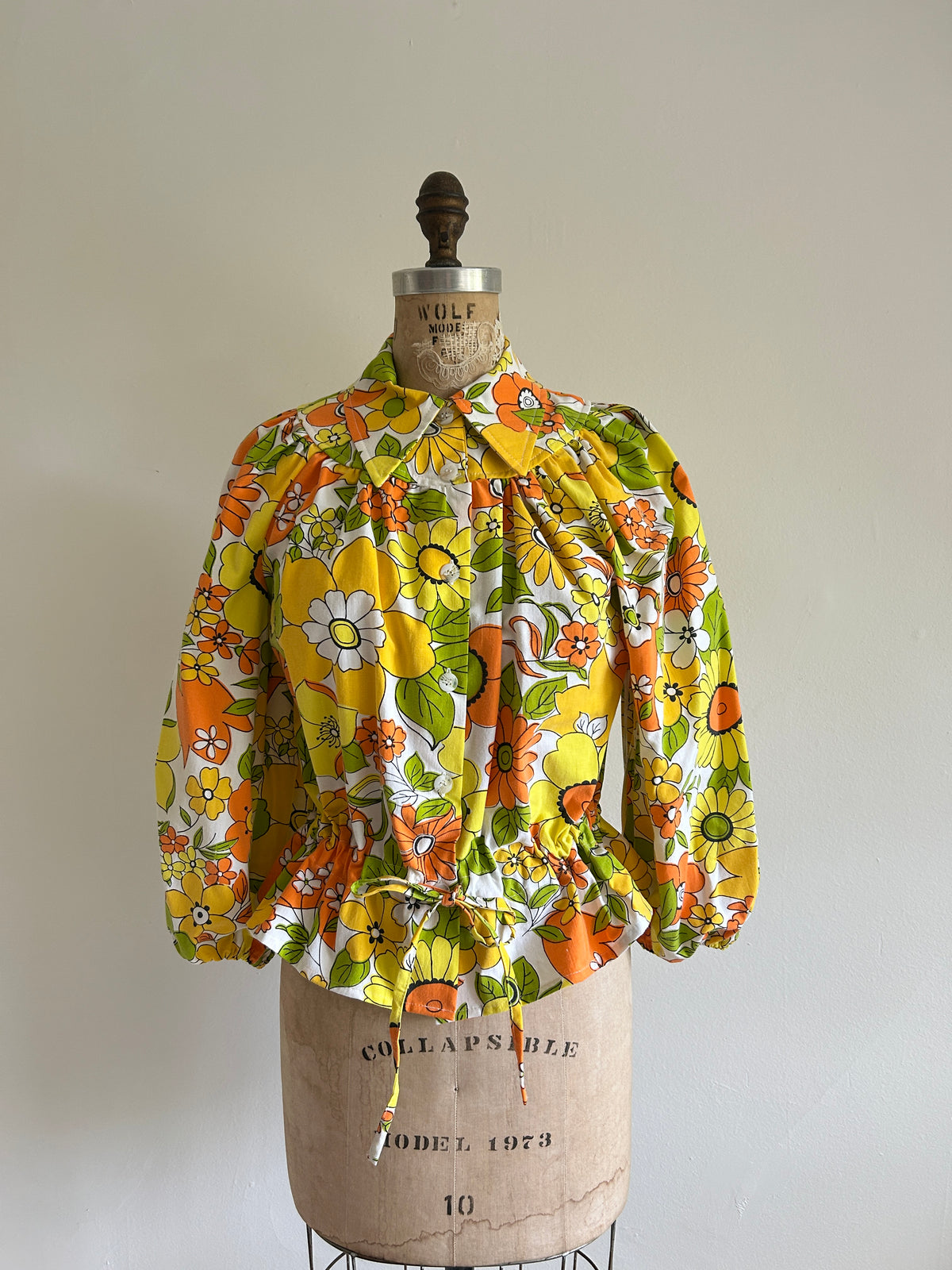 Jorgen Blouse - One of a Kind Upcycled Buttondown Size S/M #JORSM9
