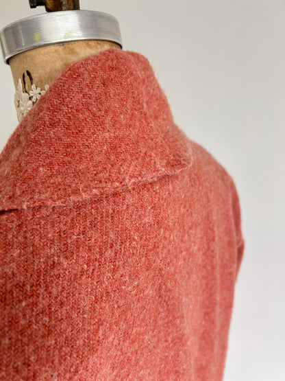 Vivianne Duster with Upcycled Vintage Kenwood Wool Blanket Size S/M #CVDWSM59