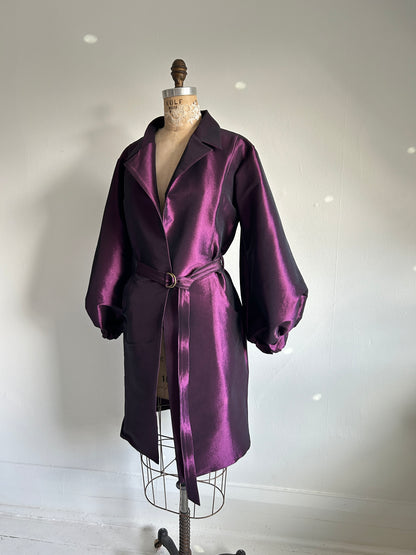 Edit Trench with Lightweight Tafetta Orchid Sizes XS-3X #CTEOR