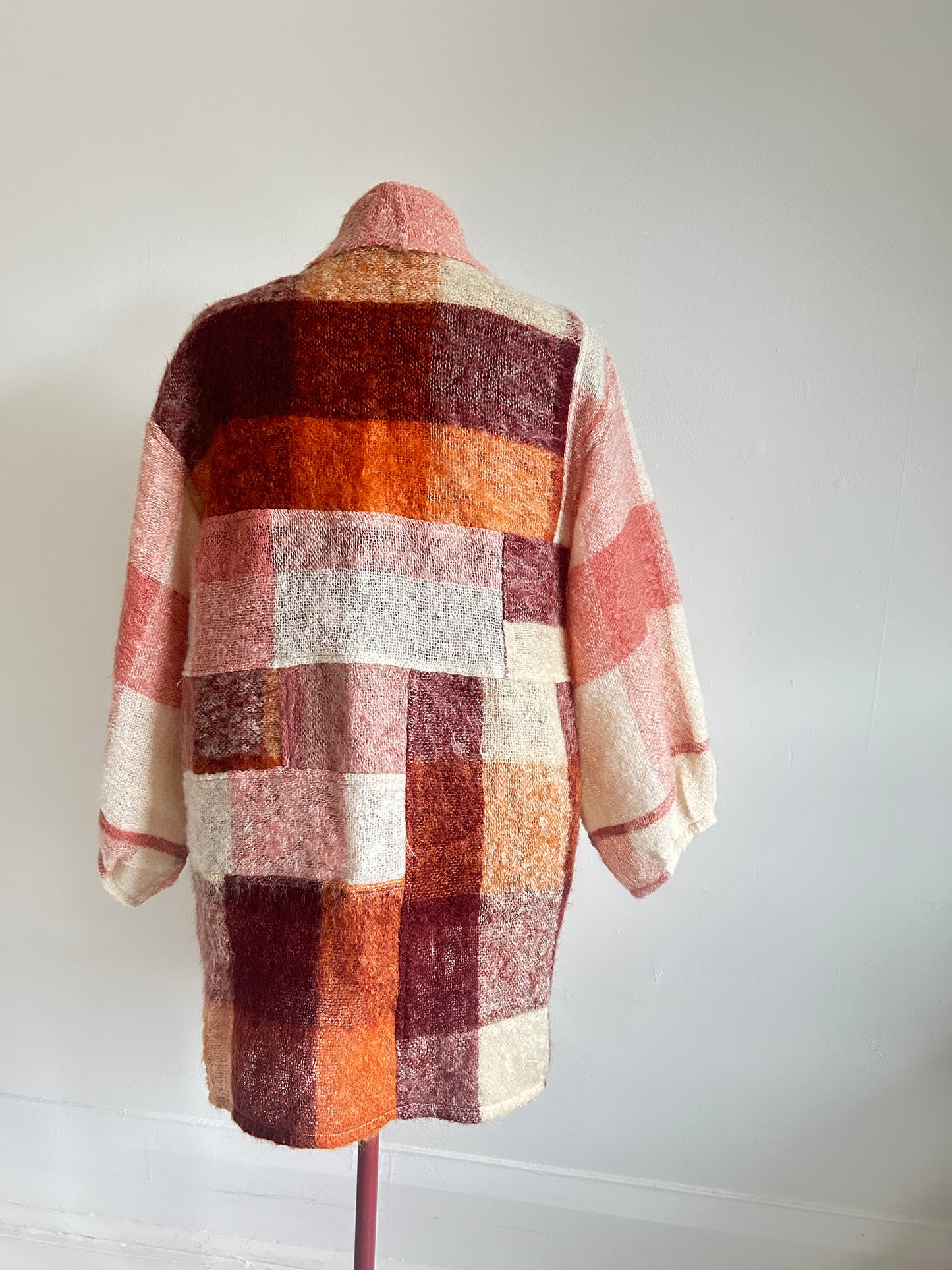 Vivianne Jacket with Upcycled Vintage Mohair Wool Size 2X/3X #CVJM23X35